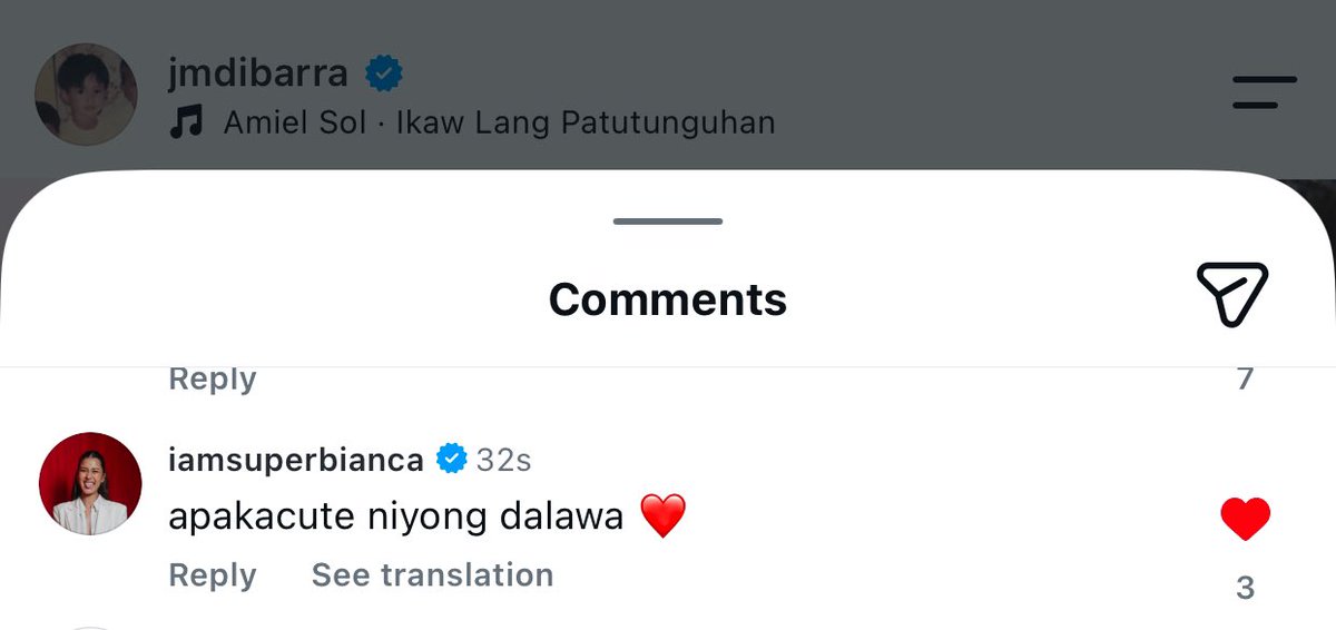 its_kyesa's tweet photo. Nakakakilig comment ni Miss Bianca. 

#JMFyang https://t.co/2AMigwRrae