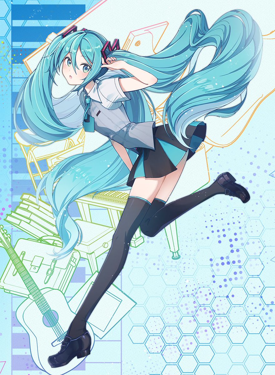 suica_m01's tweet photo. 制服風初音ミクV6🎤
その2 https://t.co/3fcqhPsRaI