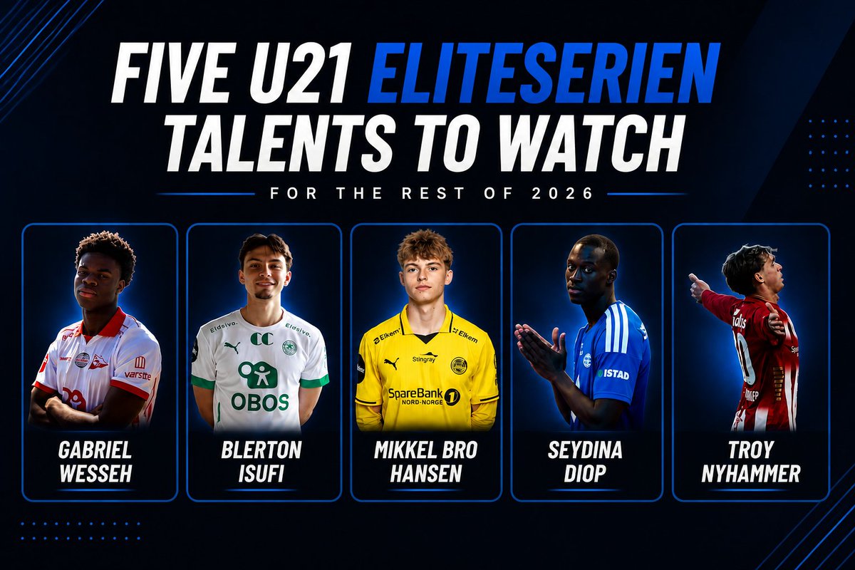 Martintbjerke's tweet photo. Five U21 Eliteserien talents to watch for the rest of 2026
(A thread🧵) https://t.co/V2sU4BzXwI