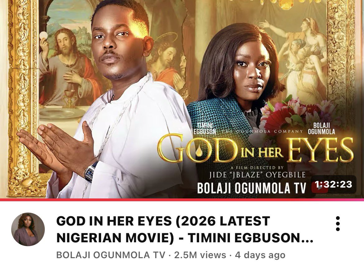 Critico_Nolly's tweet photo. GOD IN HER  EYES - MOVIE REVIEW.

 A story with all the ingredients for a gripping emotional drama, until lazy writing and convenient coincidences slowly drain the life out of it.

Rating - 4.9/10

Have you seen GOD IN HER EYES? 

Full rating below 👇 https://t.co/eNBW3t7PYi
