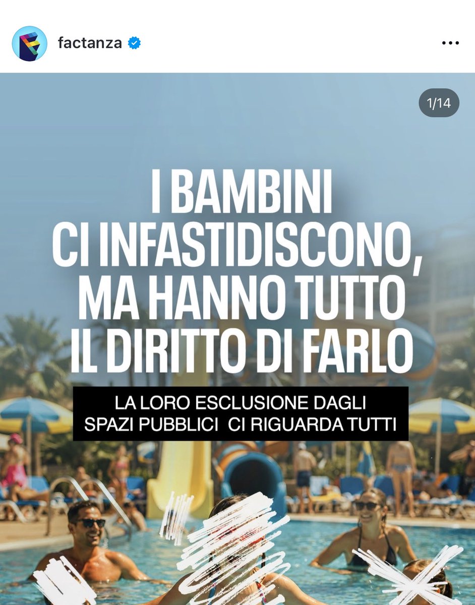 Paroladilaura's tweet photo. Felice che si inizi a parlare sempre più spesso della discriminazione verso i bambini. 
Se esistessero spazi “disabili free” tutti grideremmo allo scandalo, giustamente, e allora perché non succede lo stesso in difesa dei più piccoli? https://t.co/Na5WfMXvPJ