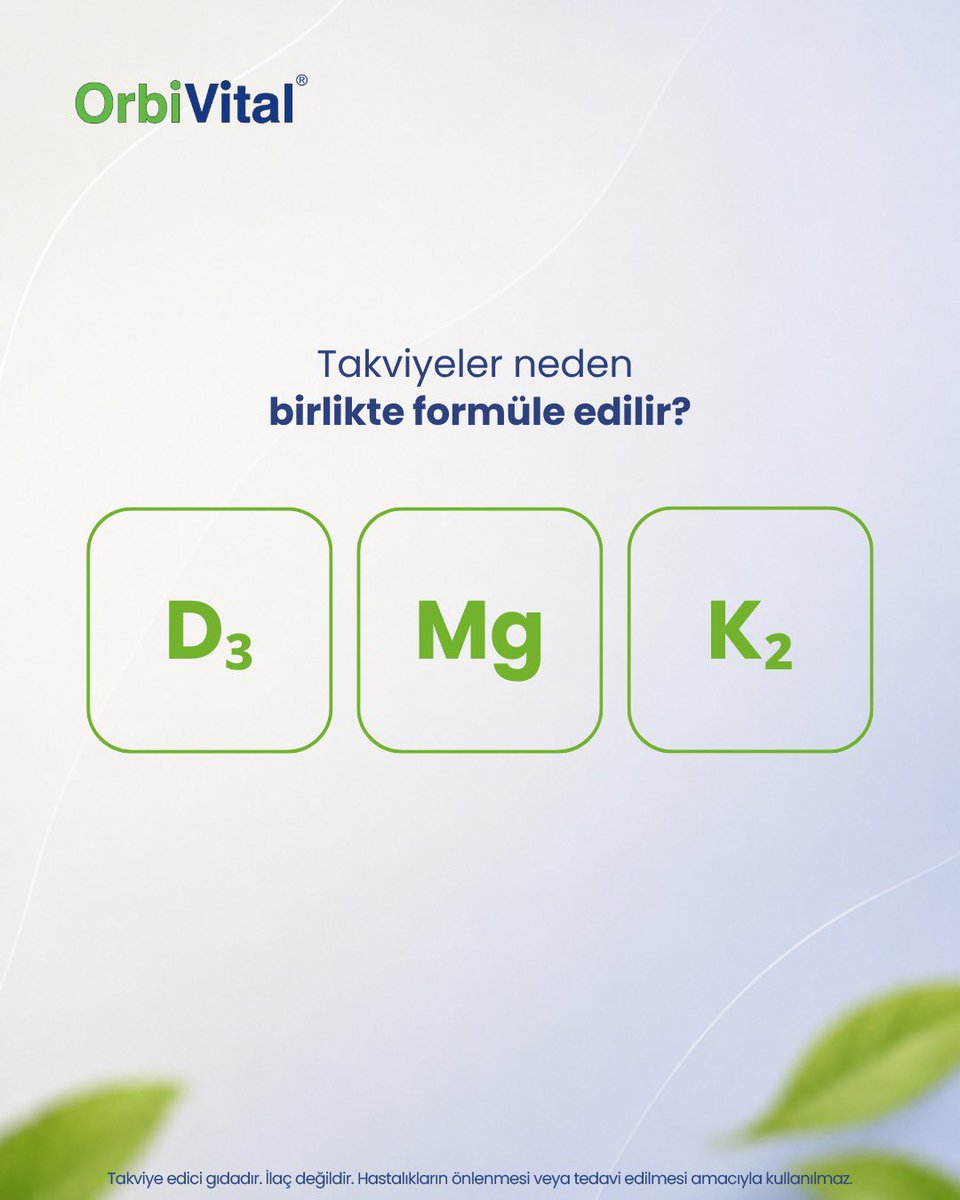 orbivital's tweet photo. Gıda takviyelerinde önemli olan yalnızca içerikleri bir araya getirmek değil, bu bileşenlerin vücut içindeki biyokimyasal uyumunu doğru şekilde kurgulamaktır. 🧬

OrbiVital formülleri, birbirini tamamlayan vitamin ve minerallerin birlikte çalışmasına odaklanır. https://t.co/4sf6Vdz9ke
