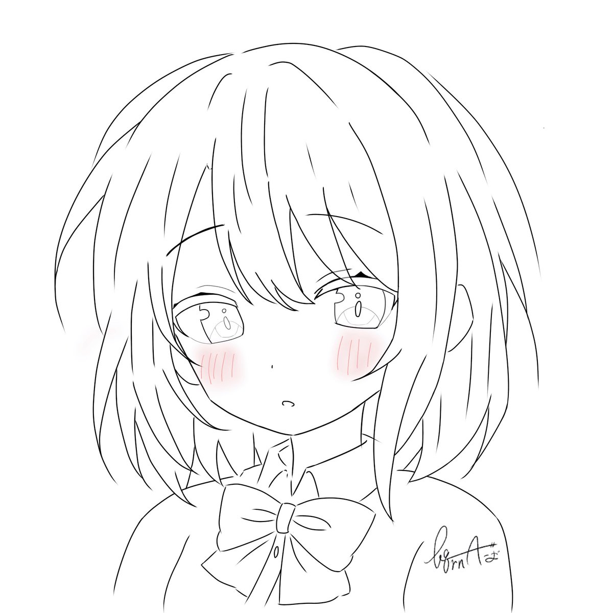 iRose2u's tweet photo. 安達 wip 初めて可愛い系の絵柄描いた
#あだしま #安達としまむら #イラスト https://t.co/jZabNnZSkp