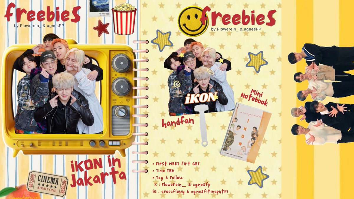 Flowerein_'s tweet photo. ━☆ﾟiKON FOUREVER JAKARTA FREEBIES
by @AgnesFP &amp; @Flowerein_ ๑•͈ᴗ•͈๑ ಣ

𖦹 likes &amp; rts are appreciated :3
𖦹 limited quantity only 
🗓️ 21 Agustus 2026
📍arround Istora Senayan

Kindly tag us if u get it <3 See you .ᐟ .ᐟ

#iKON #iKON_FOUREVER_JAKARTA #iKON_FOUREVER_TOUR https://t.co/QWPs08oAij