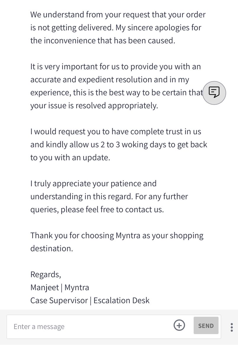 WordsByV's tweet photo. Order placed on July 25th and still not delivered. Pathetic cust care @myntra @MyntraSupport #myntrafail https://t.co/eLODjFAcH3
