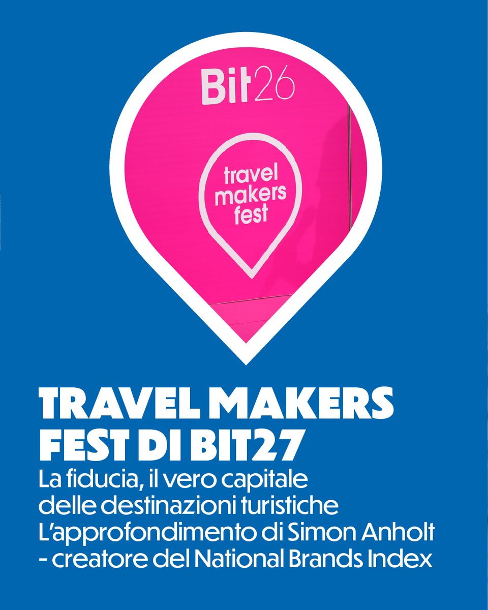 bitmilano's tweet photo. Tanti temi e tante voci, un'unica direzione: il futuro del turismo.
Tutto nella newsletter.
Iscriviti: https://t.co/QrBLCqPrml

#Bit27 #BitMilano #MakingTravelHappen #FieraMilano https://t.co/fRSWQU3xLY