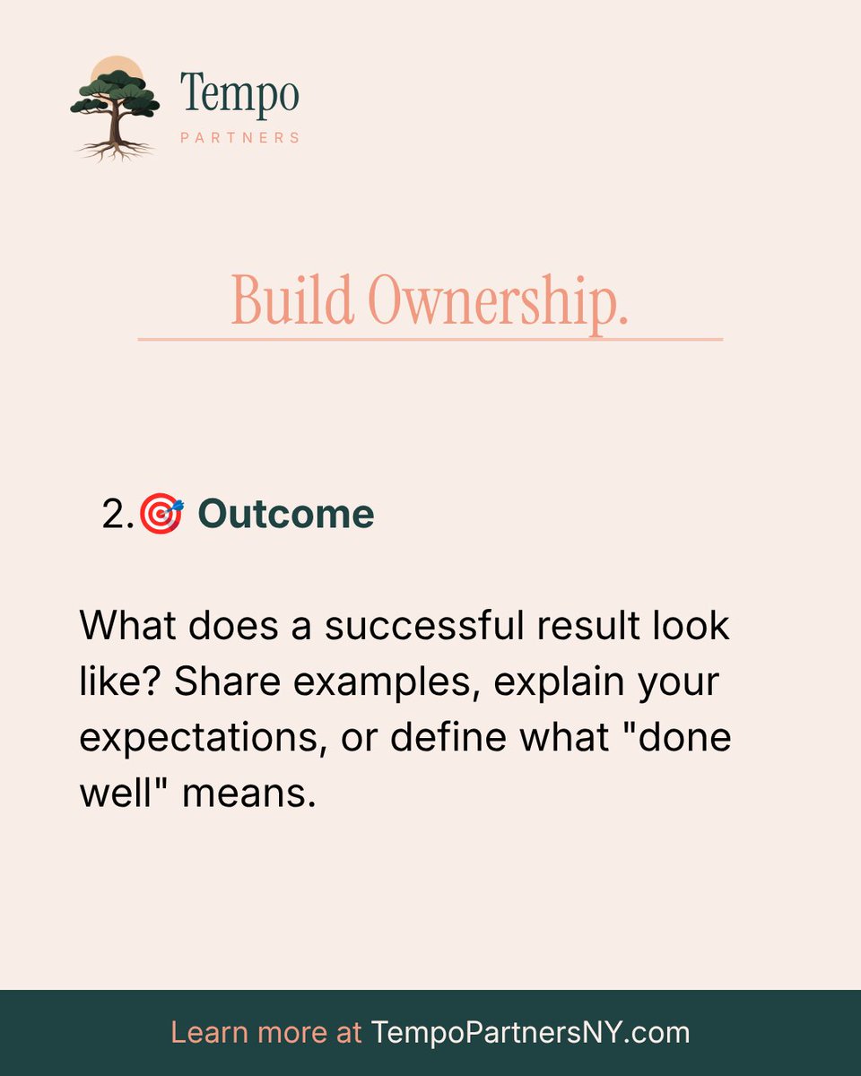 CobbleHill_HC's tweet photo. Many leaders hesitate to delegate because when they do, the work comes right back to their desk.
Here’s a simple framework I use with clients to stop that cycle: https://t.co/whfc5SwIOU