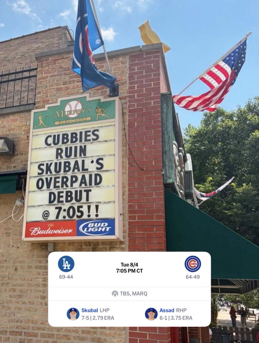 twistd78's tweet photo. @MLB @Cubs @murphysbleacher 🤣 https://t.co/qfoqWzo3Ej