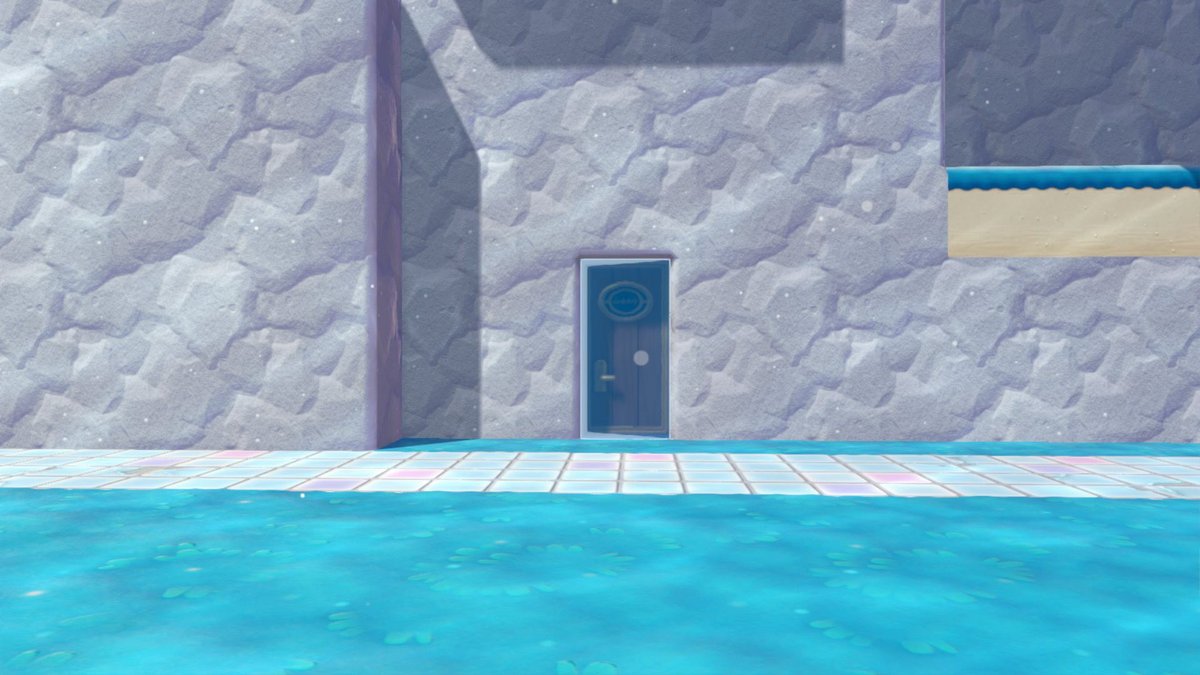 shuger_shuggest's tweet photo. とりあえずここにドアを付けるとポケセンまでの動線が良いぞ。水漏れもしない。
#ぽこあポケモン https://t.co/LlPxuNOJcf