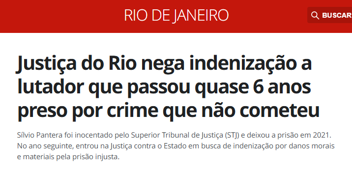 odanielscott's tweet photo. Olha essa:

O cara passou mais tempo preso que o Sergio Cabral. Só que por um crime que não cometeu!

Aí na hora da indenização, os juizes e desembargadores mandaram que qualquer cidadão está sujeito a um "dissabor" de erro processual.

Surreal esse país! https://t.co/IVxNSX9Pe7