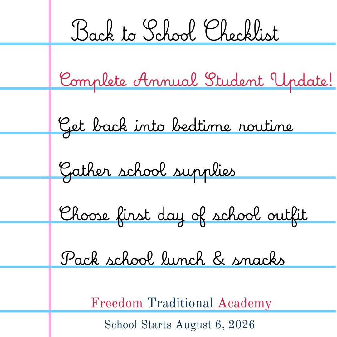 FTAFirebirds's tweet photo. Don't forget to complete your student's annual update! Follow the instructions here: https://t.co/TJvoUOReWT. https://t.co/J6quJHQVJB