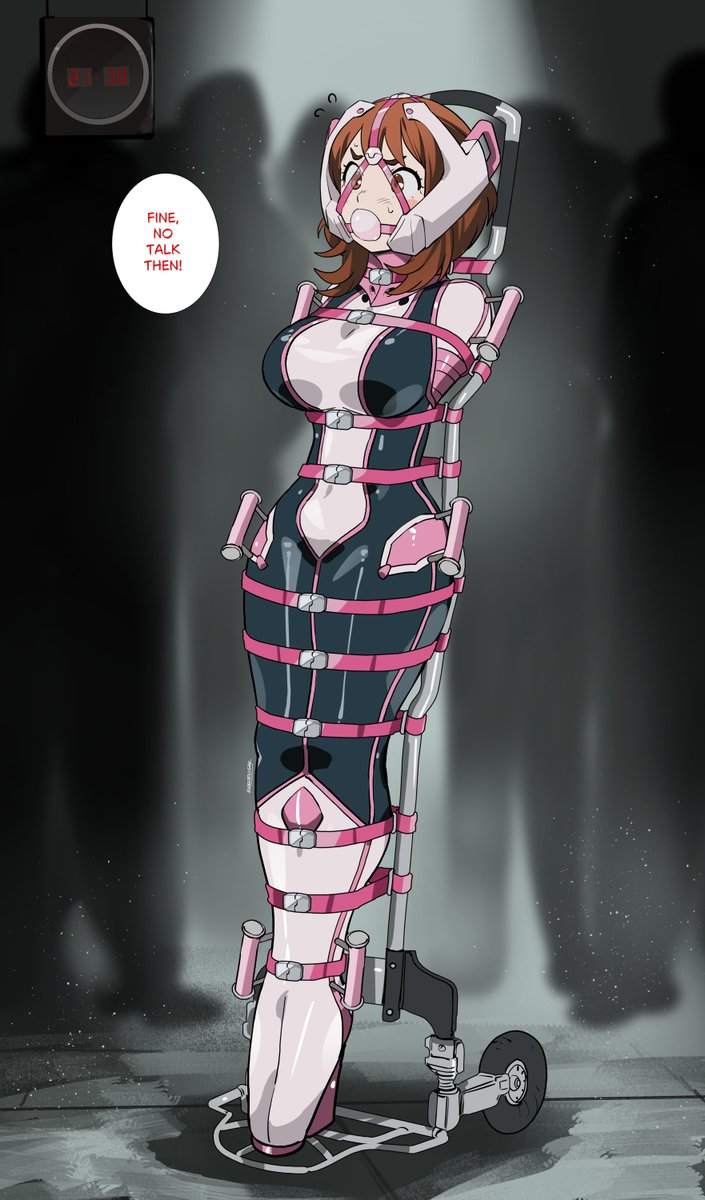 momotrotro1's tweet photo. Uravity got caught by some baddies while snooping around their impending operation. Now, left alone, bound &amp; gagged, hoping for the back up she called to find her before the baddies return to collect her.

Another fully rendered old sketch by the incredible @EUDETENIS

Thank you! https://t.co/727Ve8INx5