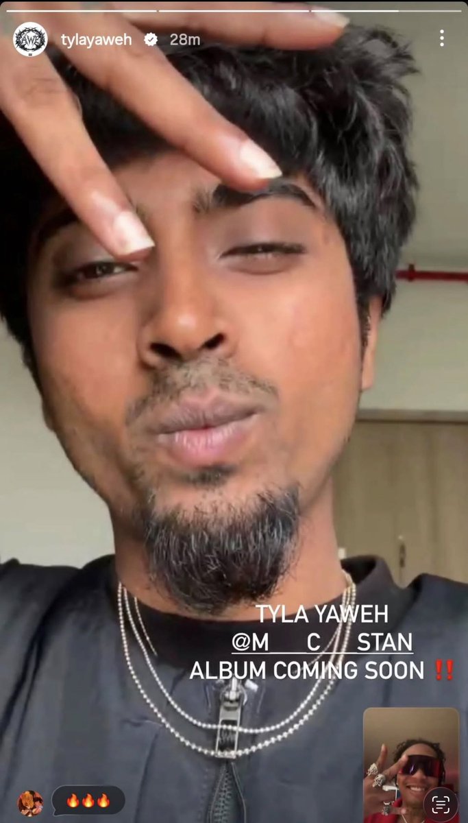 TheDhhPod's tweet photo. MC Stan is upto something for sure. 

Back 2 back stories and this one with Tyla is definitely hinting some new music - not sure if its Album coming or a single. 

I know MEHFEEL has some Crazy collabs like Nav, AP & more 

One thing for sure that Mehfeel will fuel the next wave in DHH 🙌🏻🐐