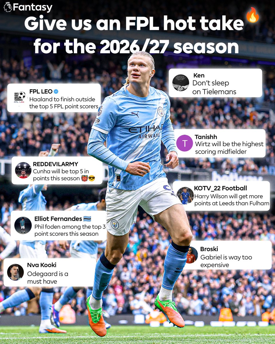 OfficialFPL's tweet photo. You gave us some seriously hot #FPL takes 🥵 https://t.co/PhWbrsSJqC