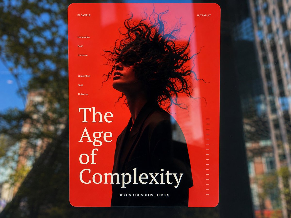 Bitfilter's tweet photo. The return of serifs and the deliberate humanization of generative AI content conceal a deeper process of erasure: the continued flattening of reality into forms stripped of substance, depth, and meaning. AI has become the signifier of the triumph of a non-metaphysical ontology. https://t.co/lb7bsl6lNC