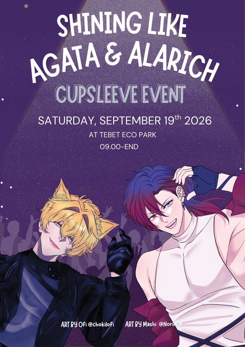 berkasnoda's tweet photo. ✨️ SHINING LIKE AGATA &amp; ALARICH ✨️

BIRTHDAY CUPSLEEVE EVENT FOR #AGATA &amp; #ALARICH FROM #VERSA

COMING SOON!
19.09.26

#ShiningLikeAgaRich https://t.co/4Y7NwVVfGF
