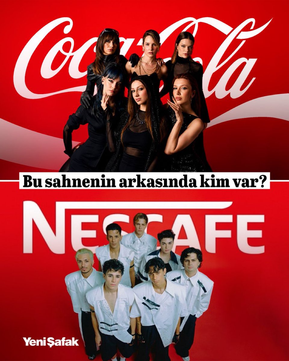 sagcigazete's tweet photo. Dünya genelinde boykot çağrılarıyla karşı karşıya kalan katil İsrail destekçisi markalar, popüler kültür projelerine yönelik sponsorluklarını sürdürüyor.

▪️ Manifest grubunun çıkış sürecine Coca-Cola sponsor oldu.

▪️ Crush grubunun ana sponsorluğunu ise Nescafé üstlendi. https://t.co/9Itay7KYXa