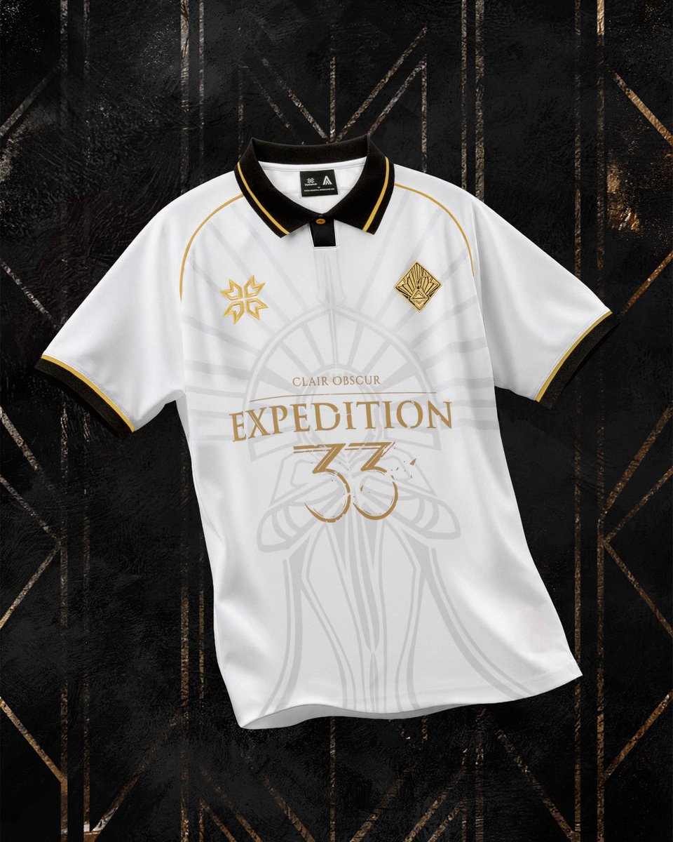 _Dyenamik's tweet photo. One more expedition begins.

Introducing our Expedition 33 Jerseys - Clair Edition ⚪ and Obscur Edition ⚫
Two jerseys inspired by the world of @expedition33 

Whether you walk in the light or embrace the shadows, your expedition starts here.

The Paintress waits. Which path will you choose?

Available exclusively at https://t.co/G2xQU095Ta