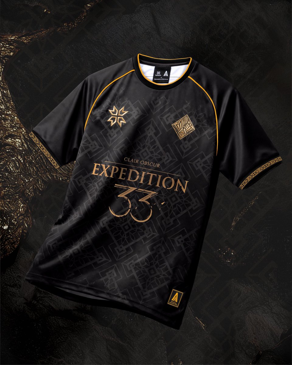 _Dyenamik's tweet photo. One more expedition begins.

Introducing our Expedition 33 Jerseys - Clair Edition ⚪ and Obscur Edition ⚫
Two jerseys inspired by the world of @expedition33 

Whether you walk in the light or embrace the shadows, your expedition starts here.

The Paintress waits. Which path will you choose?

Available exclusively at https://t.co/G2xQU095Ta