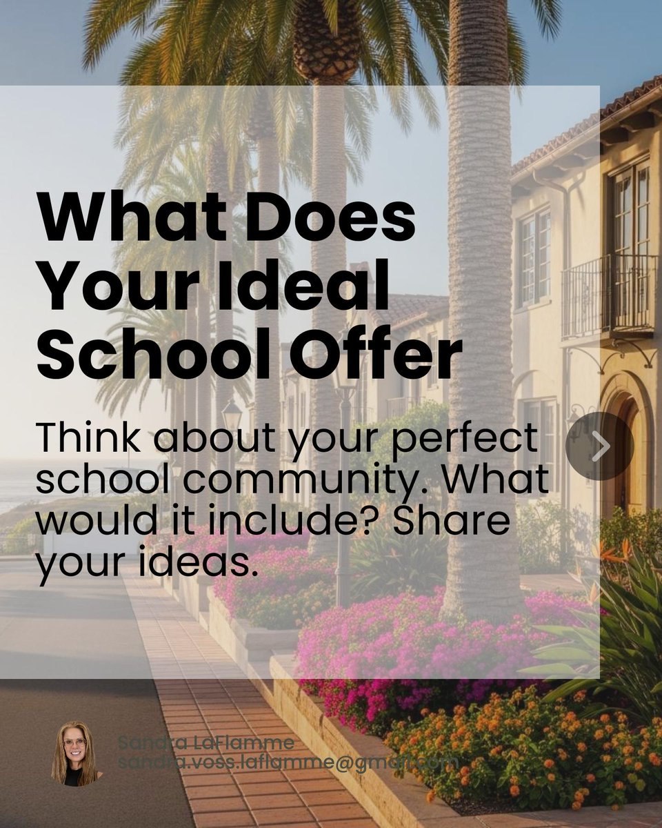 SandraELaFlamme's tweet photo. In Sarasota’s coastal school districts, kids grow up with the beach as their playground and real arts, culture, and nature all woven into daily life. 🌴

What would your ideal school community offer? https://t.co/h8sSlZCCWE