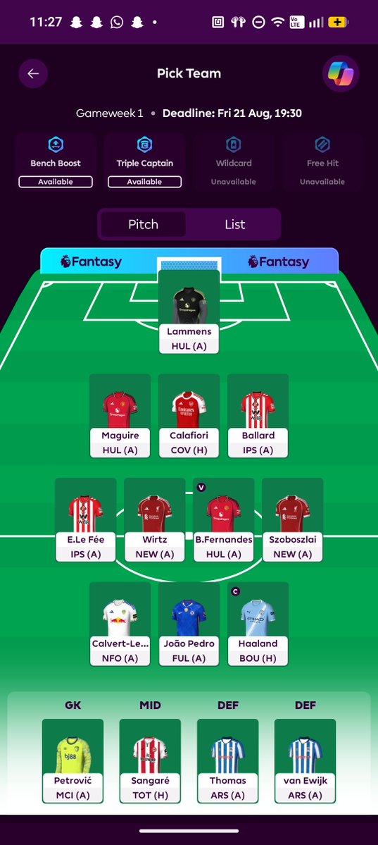 Jarne7000's tweet photo. @_FPLtips @FFH_HQ BB2 and WC4 https://t.co/HWrFkv4Po2