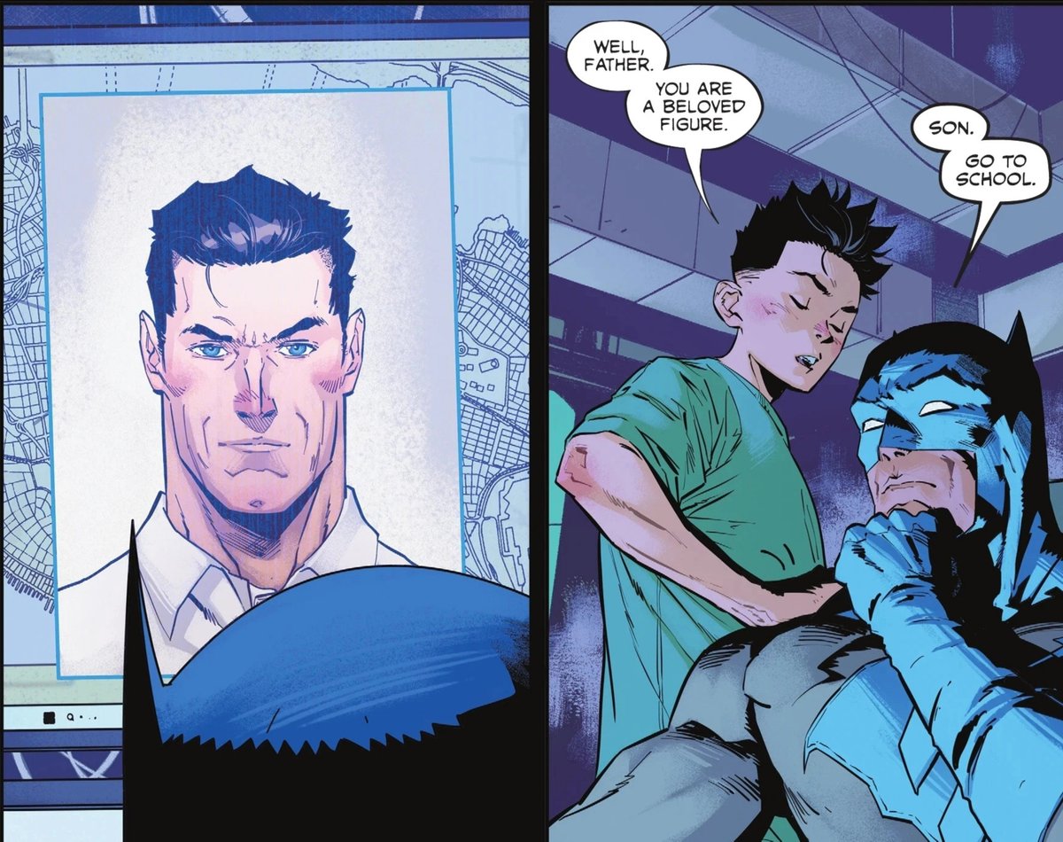 dadhusbanded's tweet photo. his father is getting hunted by not one but SIXXX professional assassins and damian already in the final stages of grief IM CRYINSHSHS https://t.co/rRQ79tTFQK