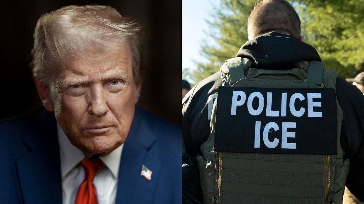 HQNewsNow's tweet photo. New reports reveal the Trump administration has detained over 50 military spouses and parents.

ICE has fully deported at least 6 people and 8 family members of US service members remain in detention centers. https://t.co/LNcFrHakAN