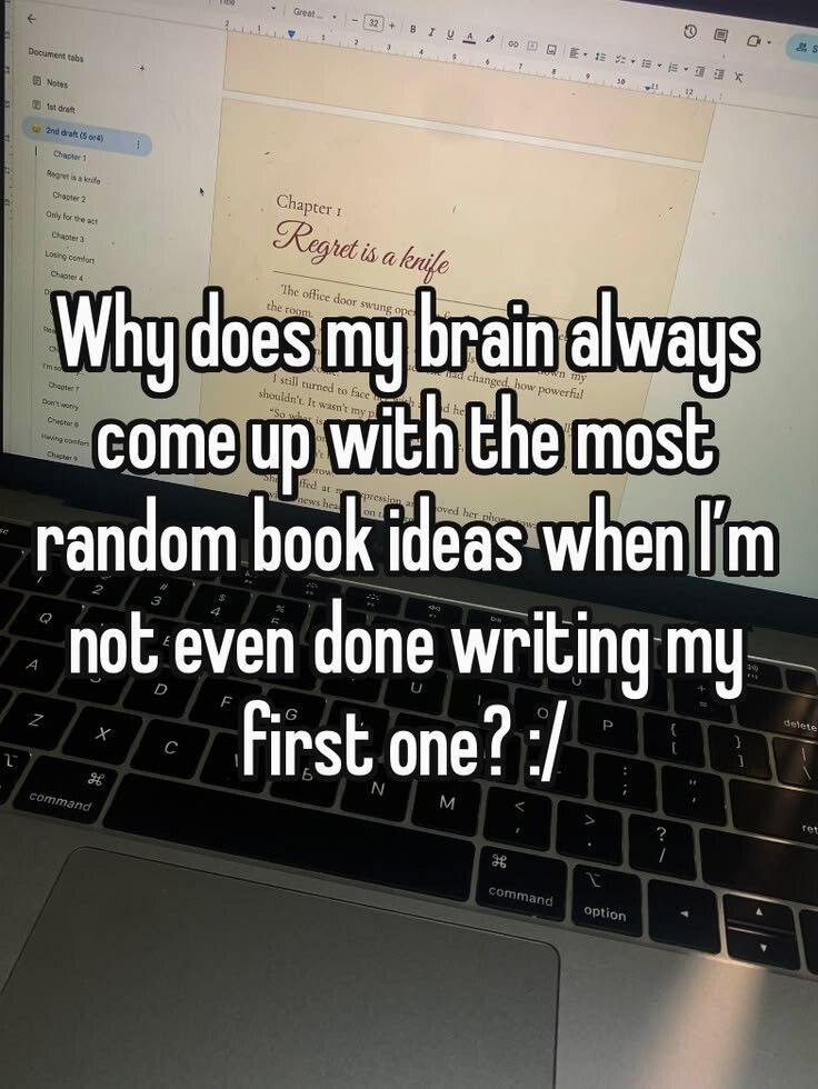 JenniferCwrites's tweet photo. Why does this always happen to me? Anyone else? I've a got a good idea for a hockey series but with lots of romantic suspense elements. I really, REALLY want to start this series. Sigh. But I have editing to finish. #amwriting #newstoryideas #amediting #authorproblems https://t.co/eMsmZCQAK5