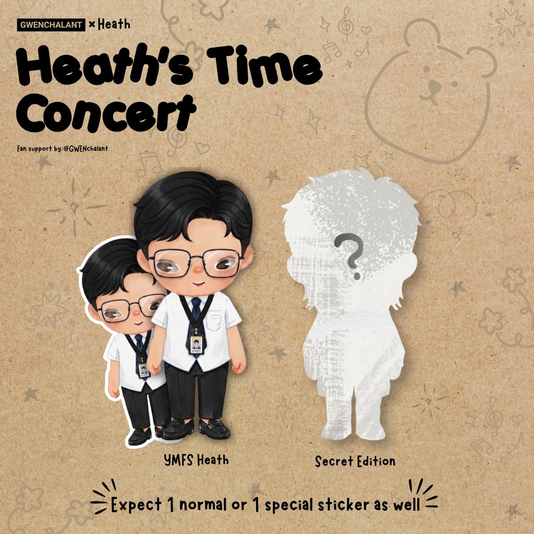 GWENchalant's tweet photo. 🎸🎤 Heath's Time Concert Fansupport by @GWENchalant 

1 month to go kaya will dropping one of my fansupport for #Heath

🎵 1:1 Random Hirono Blind Pouch
🎵 Loc &amp; Time : TBA
🎵 RT/Like tweet

🎹 Yes to trade but limited ☺️
🎹 MBF to avoid dumog on d-day 🫶 https://t.co/ILbT4F5Gbd