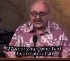 StupidMonkey__'s tweet photo. @its_The_Dr Good God. Who had even heard of AI before 1997. Oh, I don't know. Maybe the famous computer scientist, John McCarthy who made up the phrase "artificial intelligence".

In 1956! https://t.co/HAkFI0rbfn