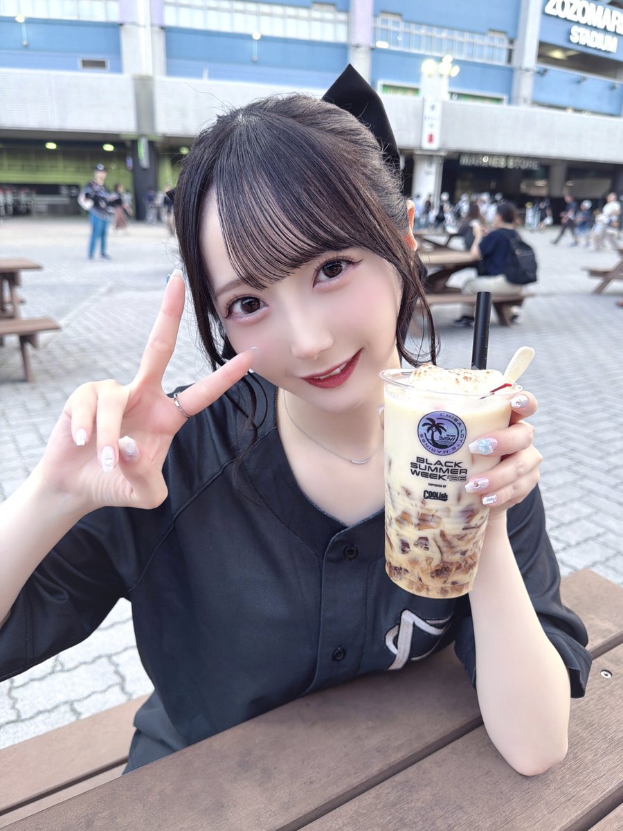 tanizaki_saya's tweet photo. 実は本日も！まりほー😻⚾️♡ #chibalotte https://t.co/IuGoHU0lSG