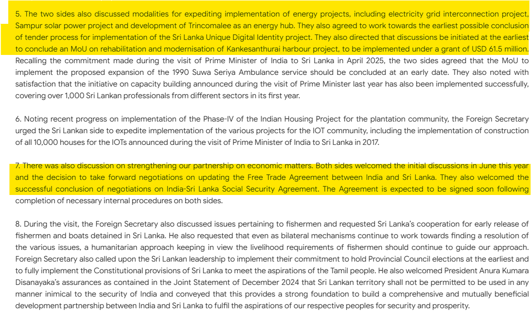 rangaba's tweet photo. India is stepping up efforts to advance the Trincomalee energy hub, electricity grid connectivity and the Sampur solar power project -- all long-delayed initiatives that have frustrated New Delhi. The Indian Foreign Secretary is in Colombo today to help revive the joint ventures https://t.co/cHc8hlRFaO