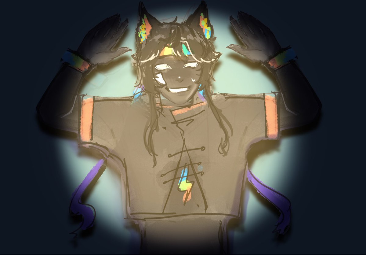 samm3ra's tweet photo. #spokeisherefanart bro is a kat https://t.co/ryzTs3VA02