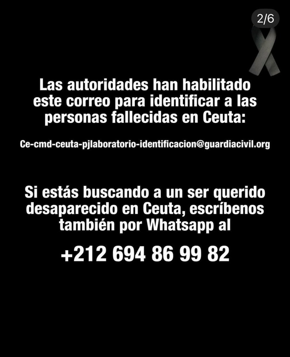 RebecaMateos's tweet photo. De @walkingborders informa en varios idiomas para que las familias que buscan a sus seres queridos desaparecidos en Ceuta se pongan en contacto con ellos. https://t.co/NEoS1EBYZG