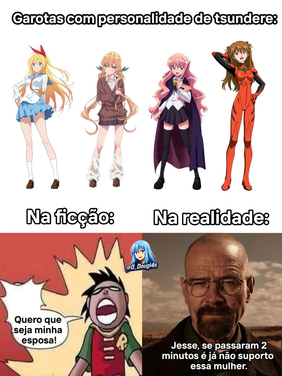O_Dougl4s's tweet photo. Só os corajosos conseguem aguentar uma tsundere kkkkkkk https://t.co/ZYMEACL4kT