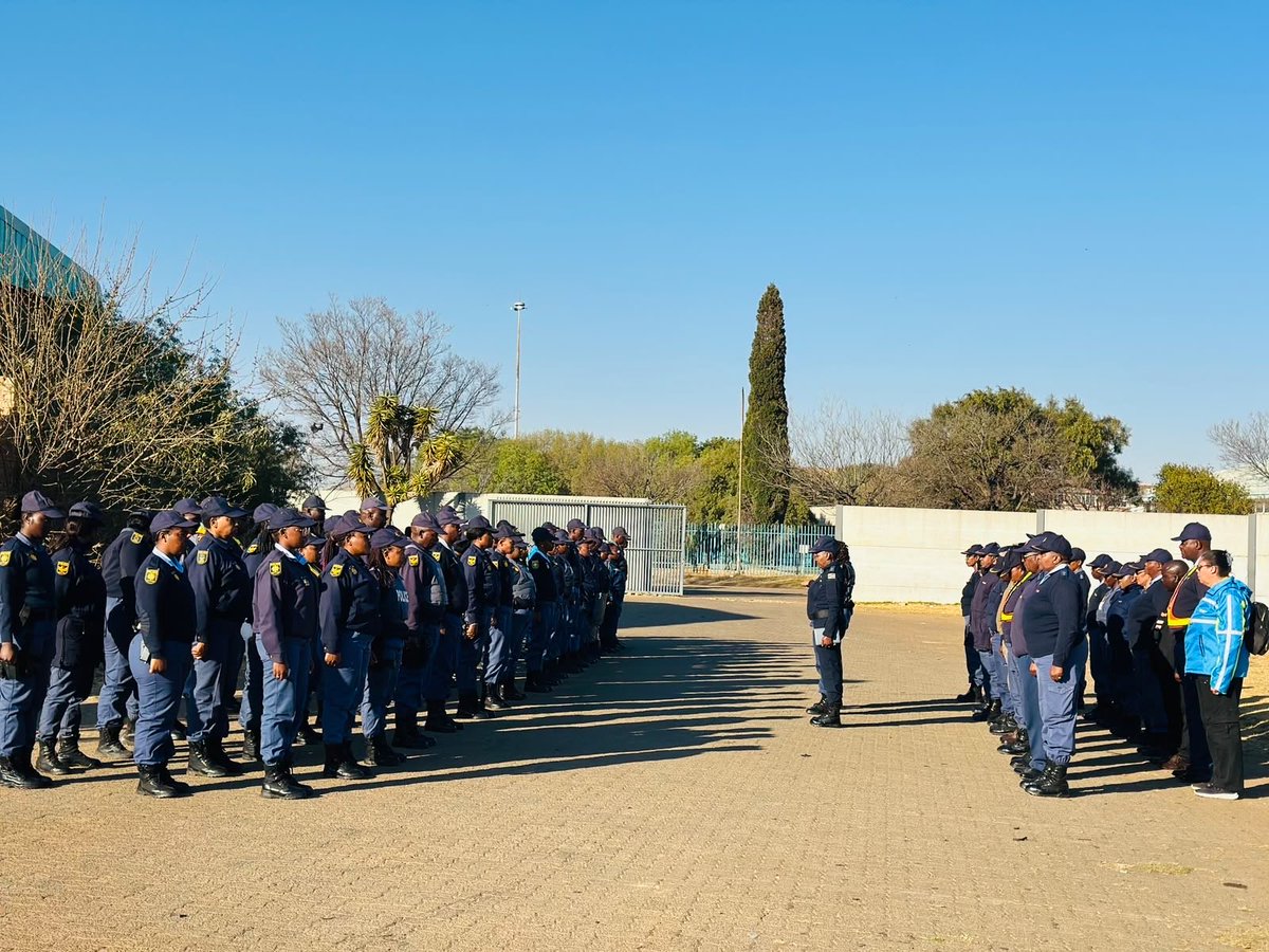 SAPoliceService's tweet photo. #sapsGP [JHB DISTRICT: POLICE WOMEN LEAD OPERATION BASADI IN ENNERDALE AND LENASIA]

As part of the Women’s Month celebrations, female law enforcement officers from the Johannesburg District are leading  #OperationBasadi in the Ennerdale and Lenasia policing precincts on Wednesday, 5 August 2026.

The operational parade was addressed by the Station Commander of #SAPS Dobsonville, Brigadier Magudulela, who encouraged members to execute their duties professionally and with integrity while ensuring the safety and security of all communities.

The operation brings together female officers from various police stations across the Johannesburg District, as well as members of the @JoburgMPD, the Gauteng Traffic Police, Community Policing Forum and other law enforcement stakeholders.

The multidisciplinary operation is focused on enhancing road safety through roadblocks, stop-and-search operations, second-hand goods and liquor compliance inspections. These proactive policing activities are aimed at reducing crime, promoting compliance with the law, and improving the safety of all road users and residents within the Ennerdale policing precinct.

#PartnershipPolicing #PoliceVisibility #SaferCommunities ST

https://t.co/xIHycwjdSx