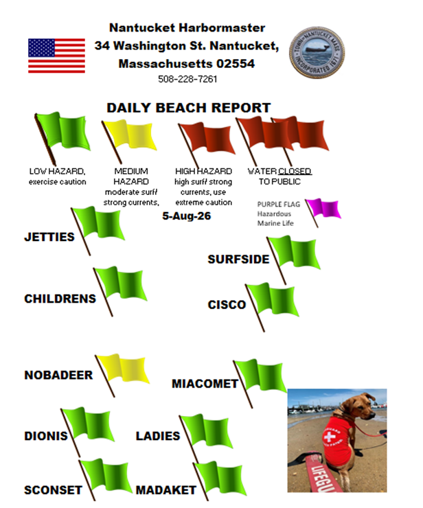 ackharbormaster's tweet photo. All beaches are open for the day!#Beachday #staysafe #sunsout https://t.co/L2TSH1Kx25