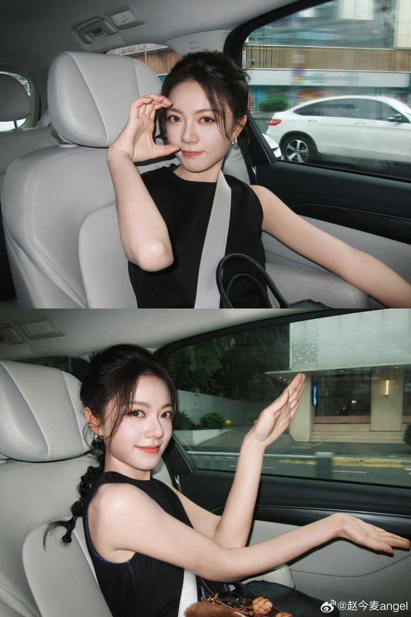 randmpersonjk's tweet photo. 2026.08.05
Mai Mai | Weibo

It's been a while since our last car photo!! 😚 Why is this girl so cute!! 🤭 

#ZhaoJinmai 🌾 #赵今麦 https://t.co/nbFBdyuIY1
