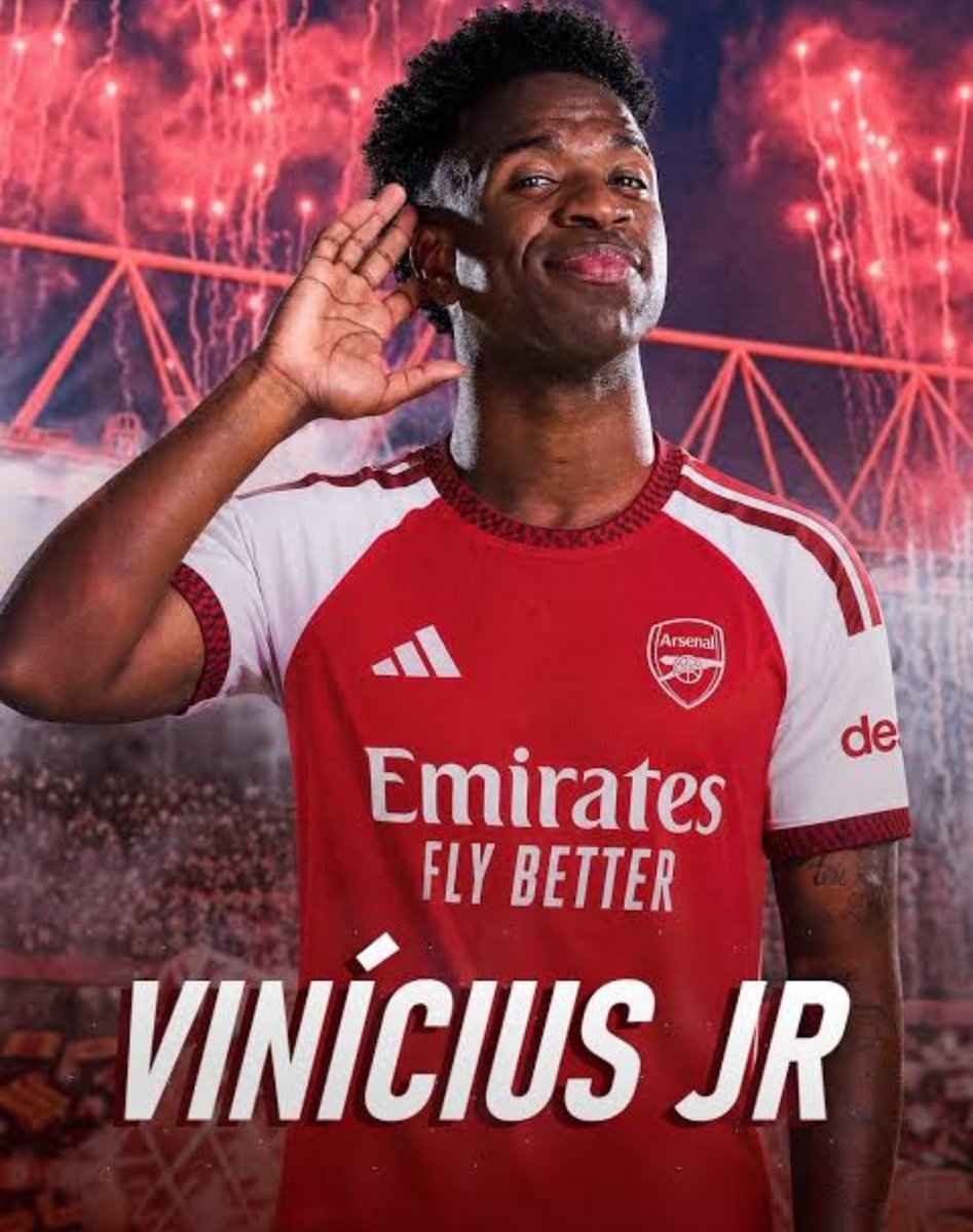 FullTimeX_'s tweet photo. 🚨🗣️𝗕𝗥𝗘𝗔𝗞𝗜𝗡𝗚: David Ornstein on Vinicius Jr to Arsenal Saga:

"With the outcome of vinicius meeting on Wednesday with the Madrid executives, my Intel told me that they're ready to let Vini leave the club"

"Now, Arsenal on the other hand are ready to pay whatever Madrid will ask to get vinicius, they're just waiting for the green light from Madrid"