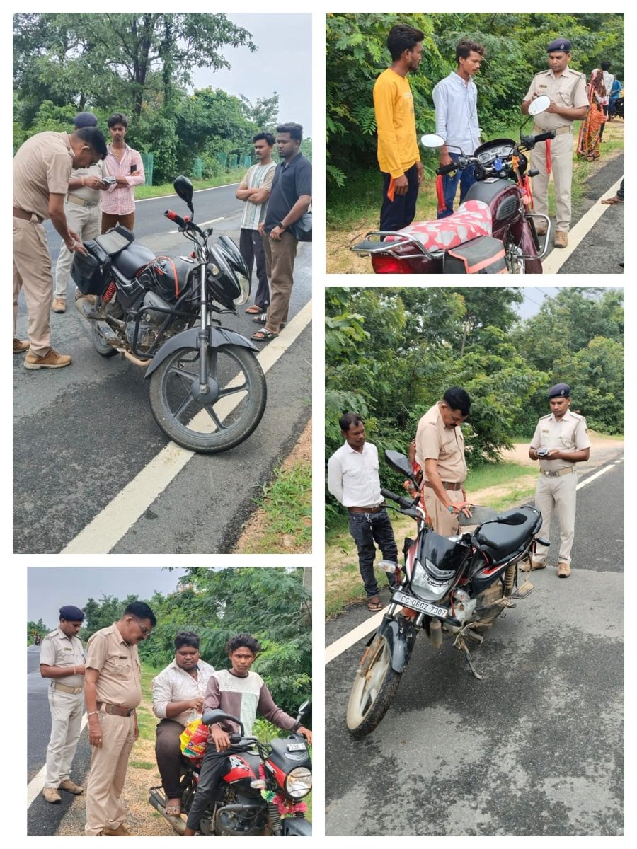 SPNUAPADA's tweet photo. MV Checking under Dharambandha PS
MV checking was conducted under Dharambandha PS to enforce traffic rules and ensure road safety. Action was taken against violators under the Motor Vehicles Act.
#NuapadaPolice #OdishaPolice #MVChecking #RoadSafety
@DGPOdisha
@odisha_police
@CIDOdisha
@digswrkoraput
@DM_Nuapada