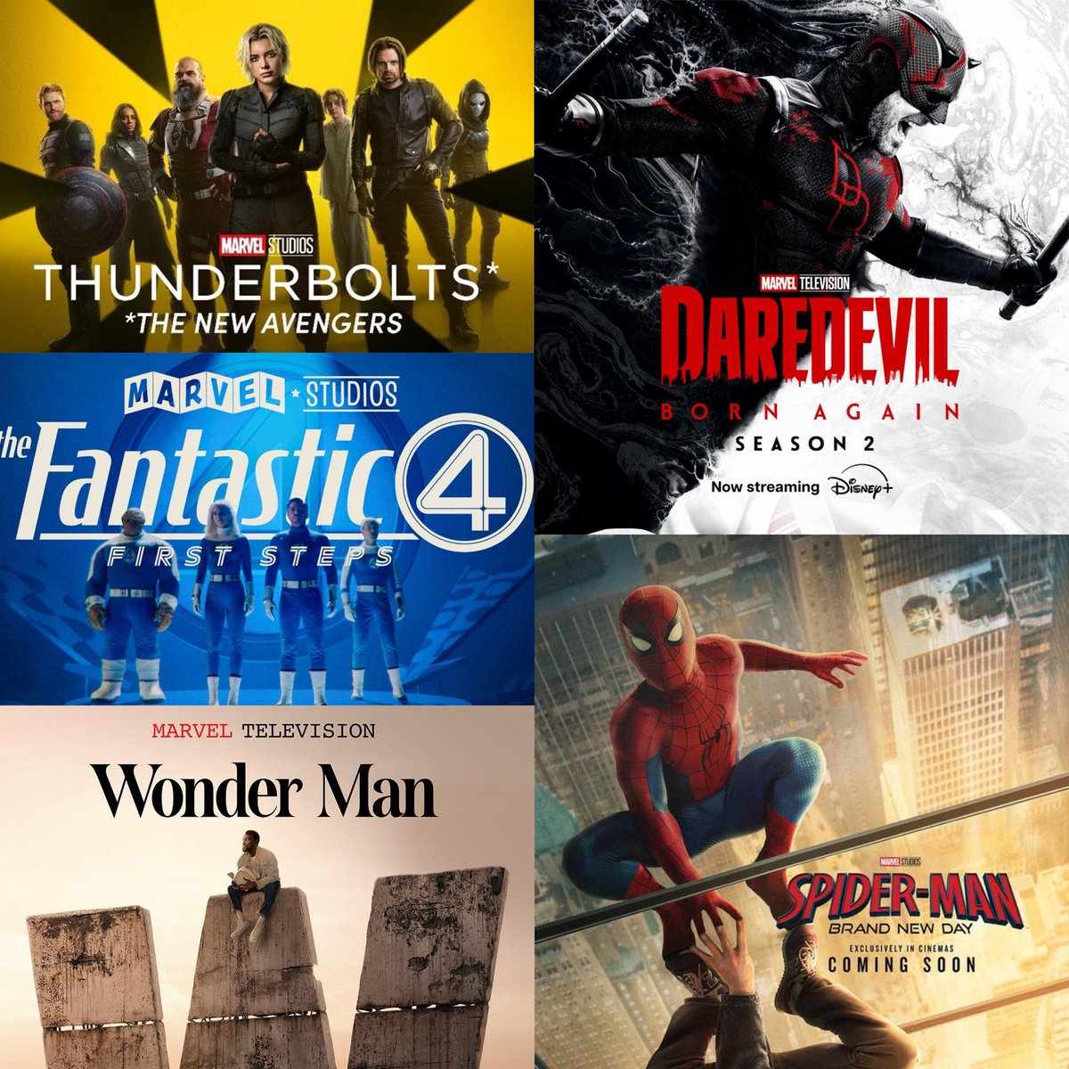 DoomBlazer_'s tweet photo. The MCU is back (except this time it’s actually true)

Their output hasn’t been this good since 2017 https://t.co/hosf1JO7wd