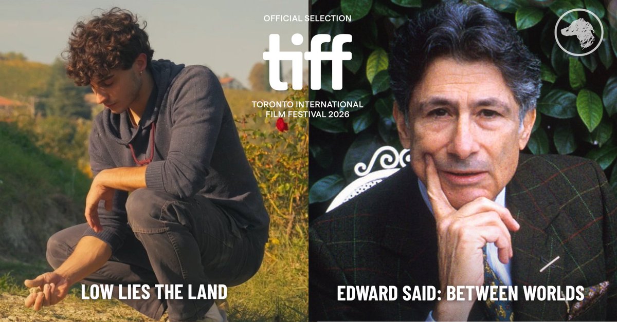 Dogwoof's tweet photo. We're thrilled to announce that #DogwoofSales has two films premiering at the Toronto International Film Festival 2026!

LOW LIES THE LAND
Set among the vineyards of Piemonte, Low Lies the Land is a moving and deeply human portrait of Italian wine-growing families fighting to preserve generations of tradition as climate change, economic pressures and an uncertain future threaten a disappearing way of life.

EDWARD SAID: BETWEEN WORLDS
An extraordinary all-archival portrait of Palestinian-American scholar Edward Said, whose own voice guides audiences through his remarkable life and the untold history of Palestine in a powerful exploration of identity, exile and belonging.