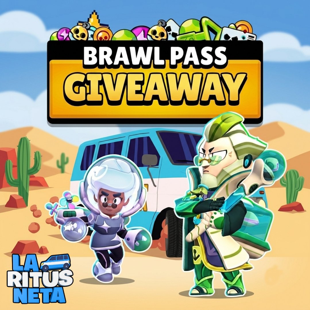 LaRitusneta's tweet photo. x1 New Brawl Pass Giveaway 🎁
To Enter :
• Retweet ♻️
• Follow @LaRitusneta
• Comment Any Emoji 💬
•Follow me on Instagram and I'll put your name down twice.
Good Luck , Winners In 72 Hours ⏰
#BrawlStars #giveaway https://t.co/2ZOggjlcy8