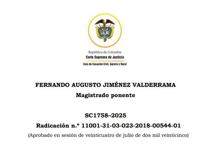 juridicascol's tweet photo. A CORTE SUPREMA ACLARA QUE EL POSEEDOR DE MALA FE SÍ PUEDE RECLAMAR LAS EXPENSAS NECESARIAS PARA CONSERVAR EL INMUEBLE Y LOS GASTOS DESTINADOS A PRODUCIR LOS FRUTOS, AUNQUE NO TENGA DERECHO AL PAGO DE MEJORAS ÚTILES. https://t.co/83ZapAMdfO