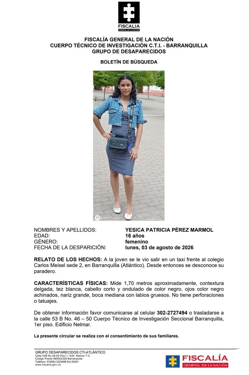 LaryCovo's tweet photo. Por favor ayúdenme a encontrar a Yesica Pérez está desaparecida desde el lunes 03 de agosto https://t.co/QFcp7W0NXe