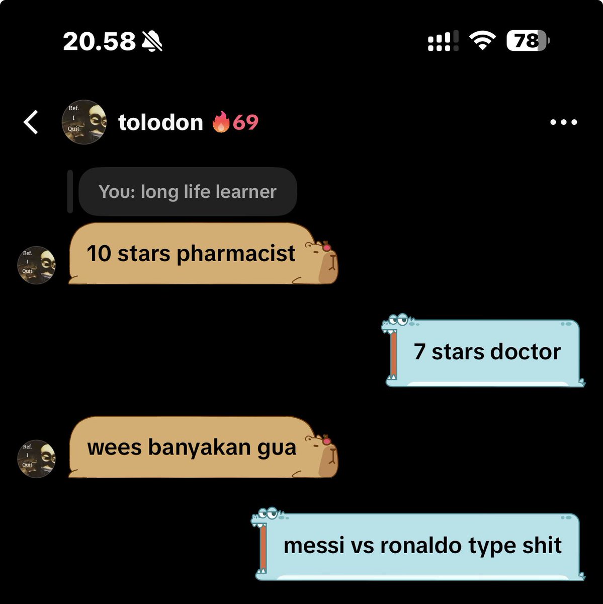 aysapaca's tweet photo. when the convo so goated we start throwing: https://t.co/JuhlB0ptg5
