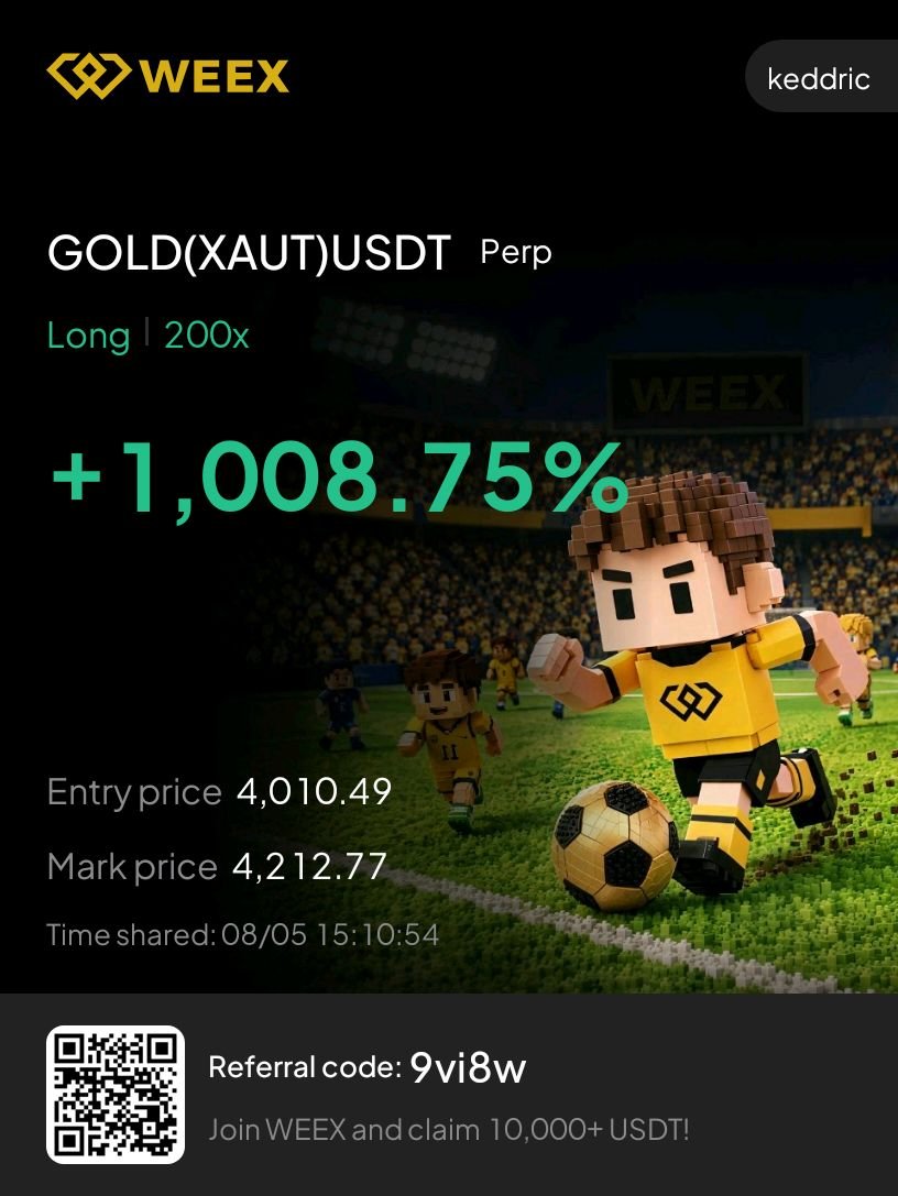 KingKeddric's tweet photo. 1:10rr
$GOLD https://t.co/JyV50d1sbJ