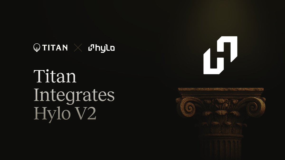 Titan_Exchange's tweet photo. Titan has integrated Hylo V2 into our Argos router.

Our users can access all @hylo_so xAssets at the best prices, routed directly through Hylo V2's upgraded multi-collateral architecture via mint and redeem. https://t.co/Eoscr957GZ