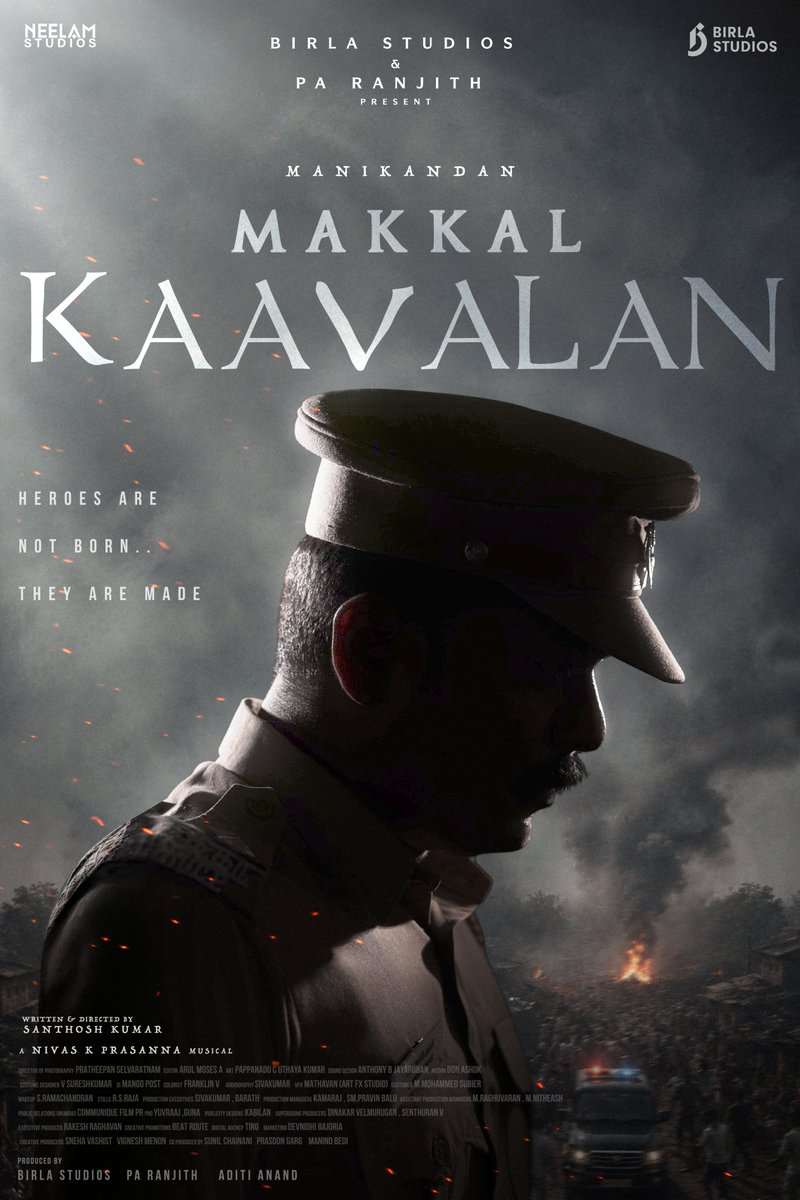 Im_senthuran's tweet photo. One badge. One man. One battle against power 👮🏾🔥

Here's the First Look of #MakkalKaavalan 👮🏾

@Manikabali87 @BirlaStudios @NeelamStudios_ @ananya_birla @beemji @Tisaditi @kumarselva4402 @nivaskprasanna @RVijaimurugan @idivyasripada #SabumonAbdusamad @UnnimayaPrasad @shan_dir https://t.co/lXxKEKzxb7