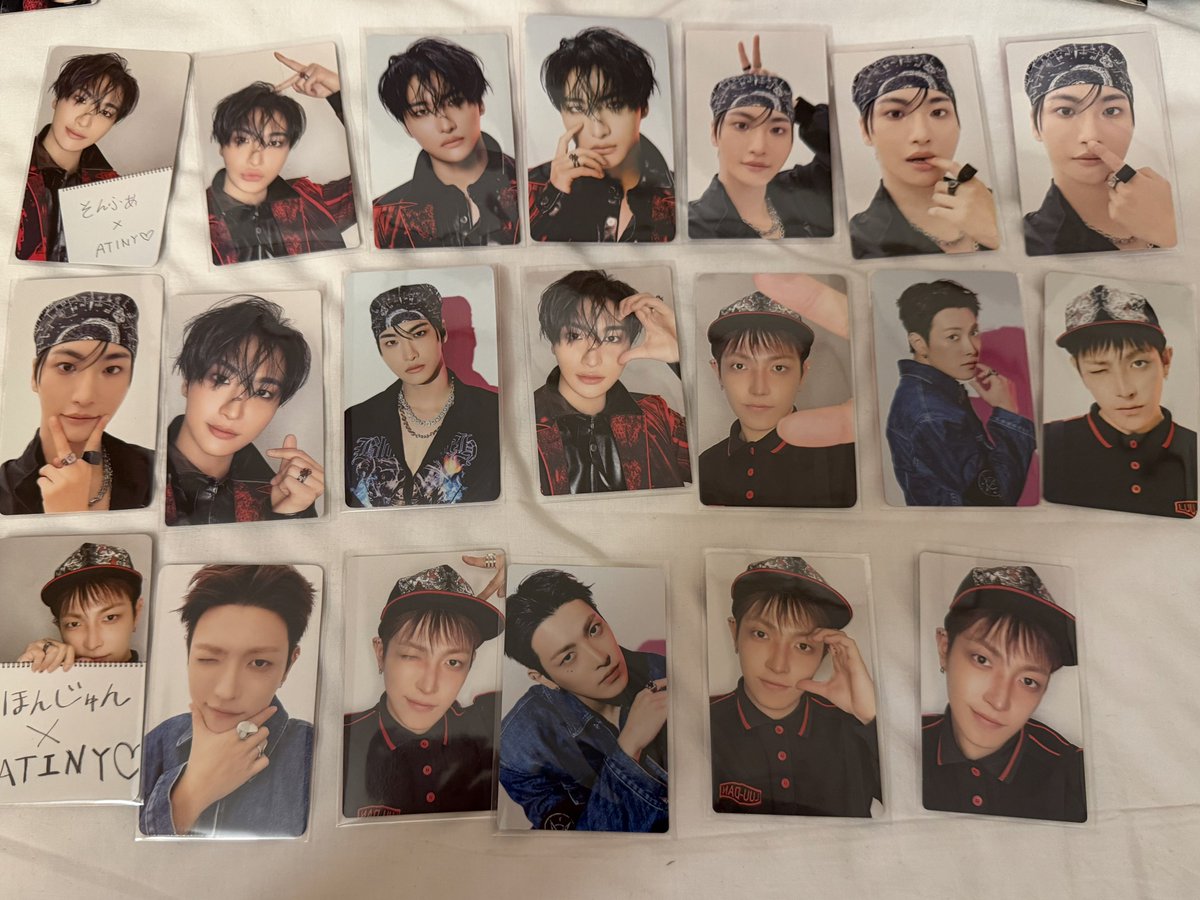 ccc17ccc17ccc's tweet photo. ATEEZ 交換　アチズ　トレカ
譲)画像
求)未使用シリアル

明日ペンミ手渡し可能となります。
よろしくお願いいたします。 https://t.co/DO8F9JAqt2